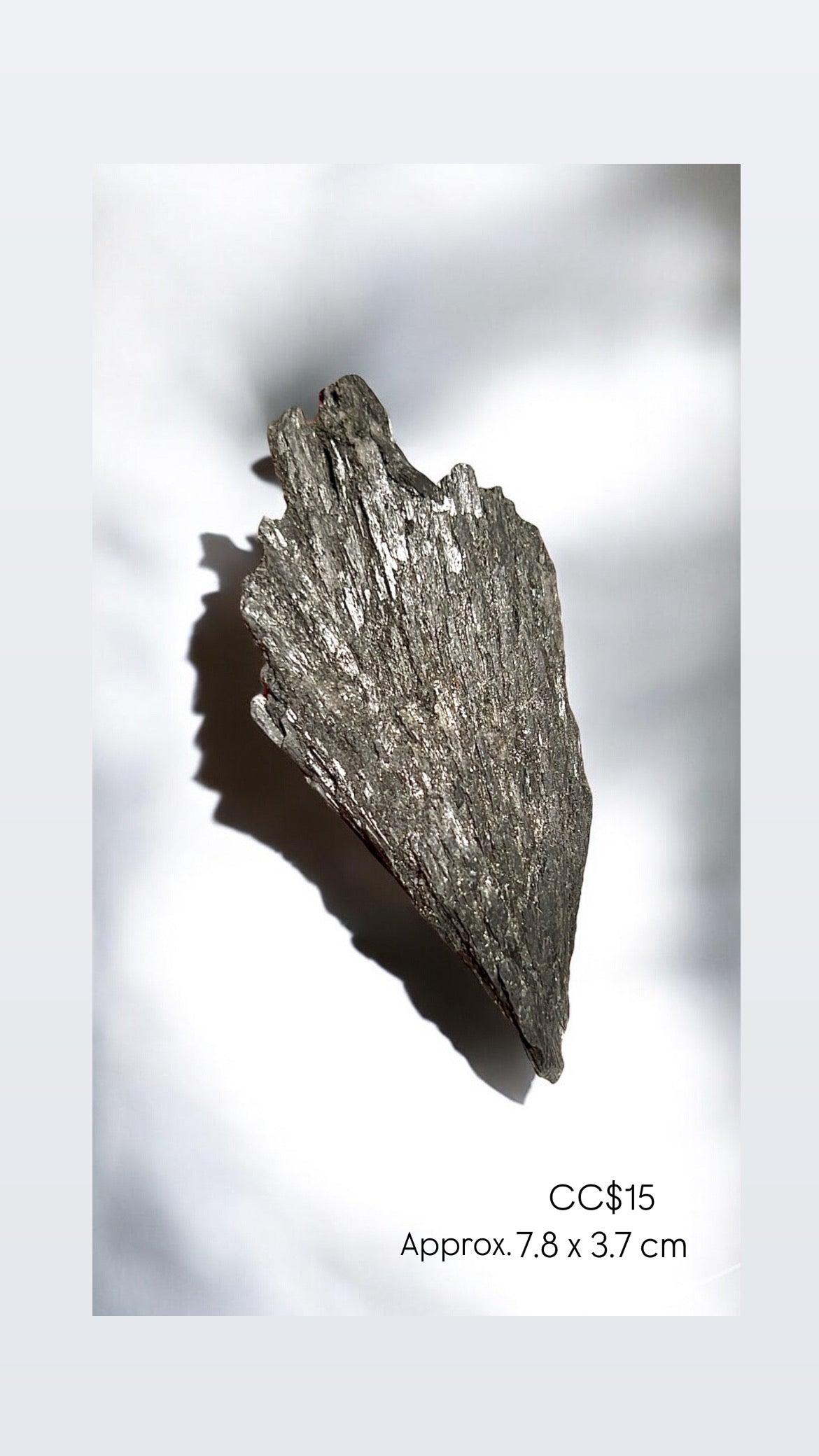 Raw Black Kyanite
