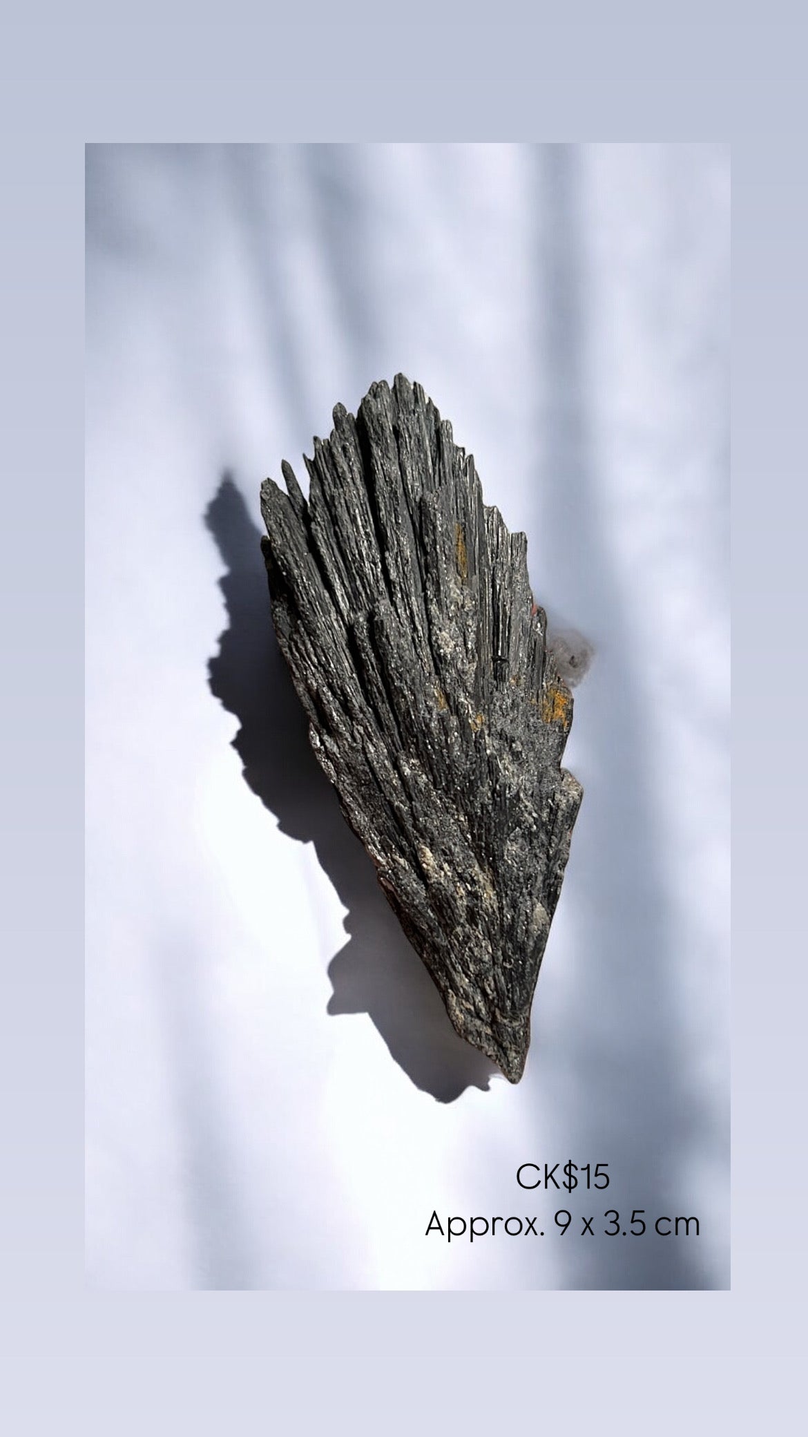 Raw Black Kyanite