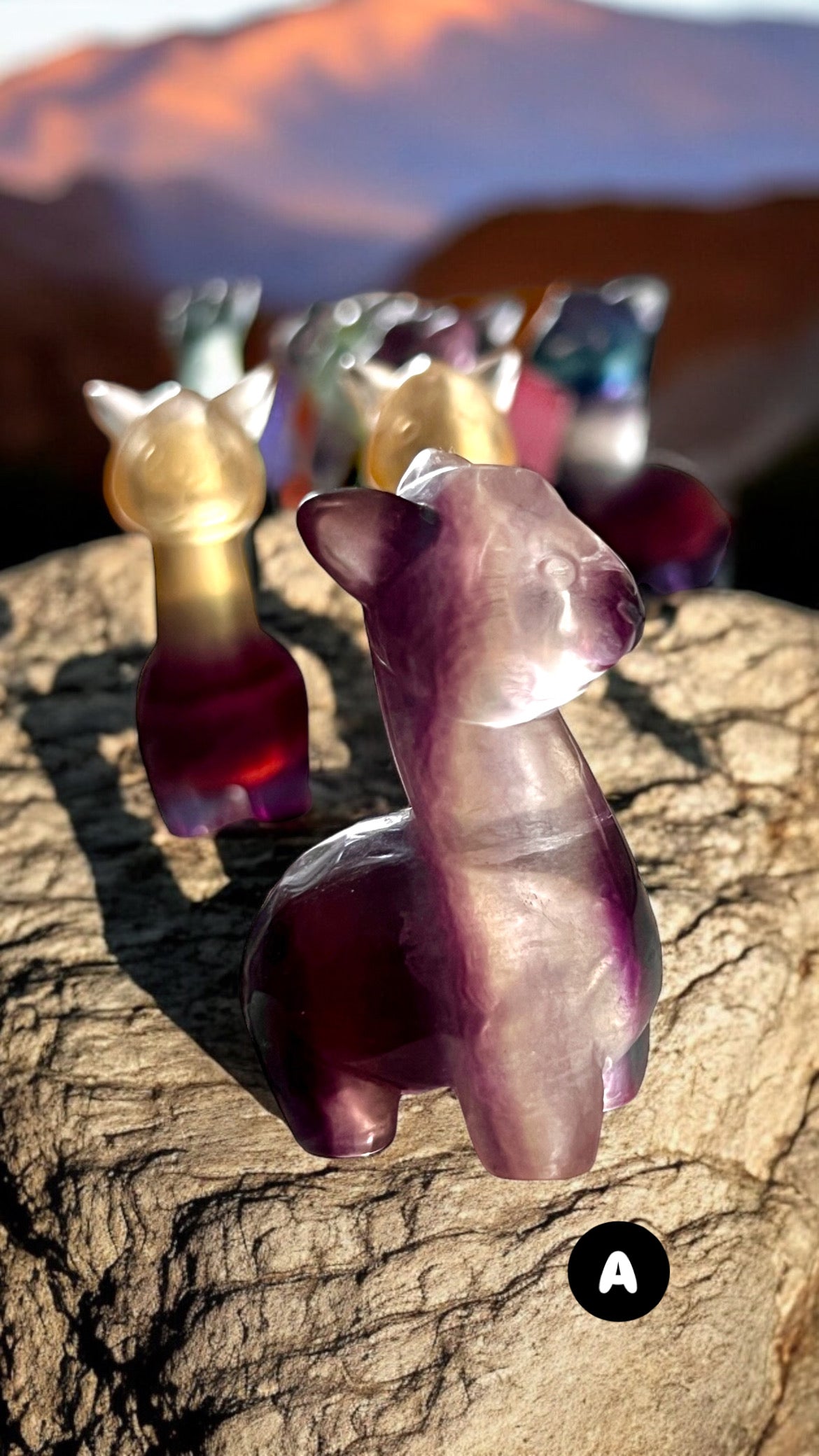 Alpaca Fluorite Carvings