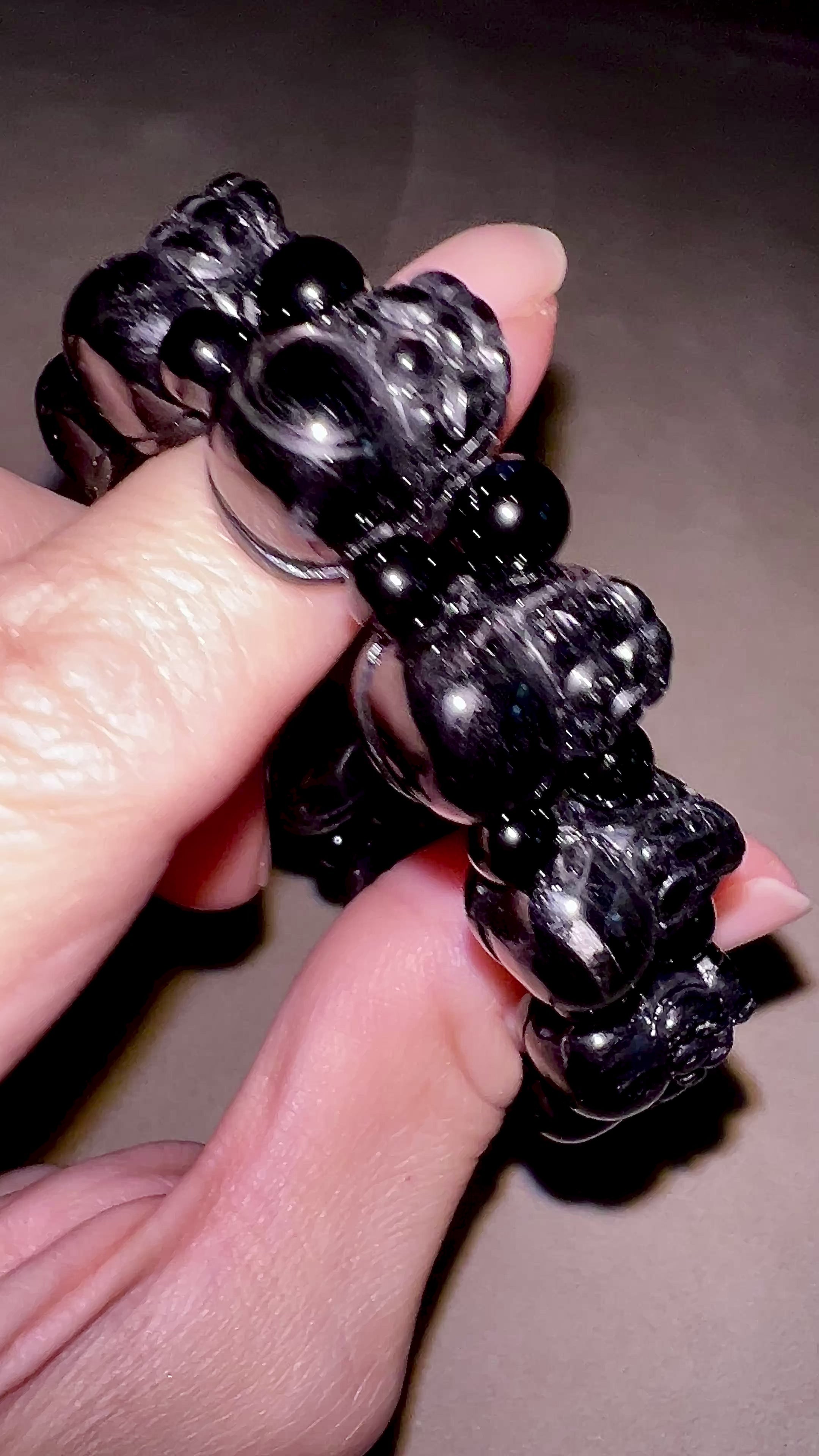 Hypersthene Pixiu Bracelet – Soü Cristallized Hypersthene Pixiu Bracelet – Soü Cristallized
